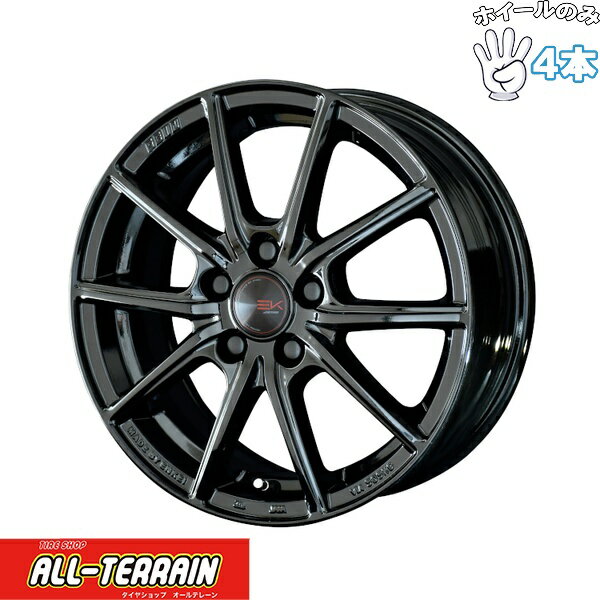 新品 アルミホイール 4本セット 15インチ | 共豊コーポレーション (KYOHO) ザインEK ソリッドブラック 6J +45 5穴100