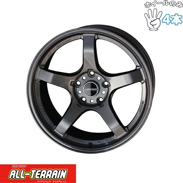 新品 アルミホイール 4本セット 18インチ | 共豊コーポレーション (KYOHO) トレーサー GT-V ガンブラック 11J +15 5穴114.3