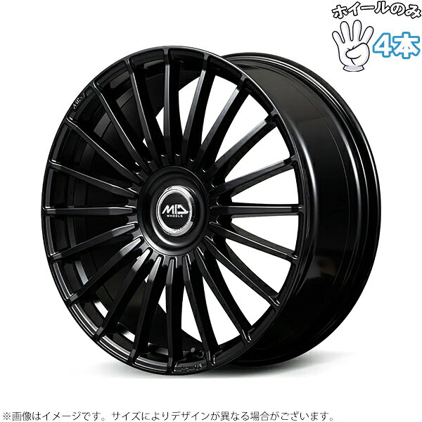 新品 アルミホイール 4本セット 17インチ | エムアイディー (MID) MIDエクスクルーシブ 020F セミグロスブラック 7J +42 10穴108&114.3