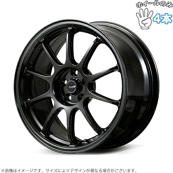 新品 アルミホイール 4本セット 17インチ | エムアイディー (MID) MIDレーシング R10 EVO ブラックメタリック 7J +45 5穴114.3