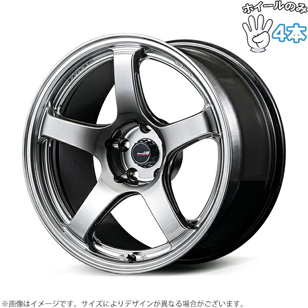 新品 アルミホイール 4本セット 17インチ | エムアイディー (MID) MIDレーシング R50 EVO ハイパーシルバー 7.5J +45 4穴100