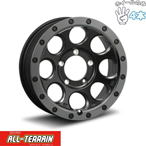 新品 アルミホイール 4本セット 16インチ | エムエルジェイ (MLJ) エクストリームJ XJ03 フラットブラックスモーク 5.5J +20 5穴139.7