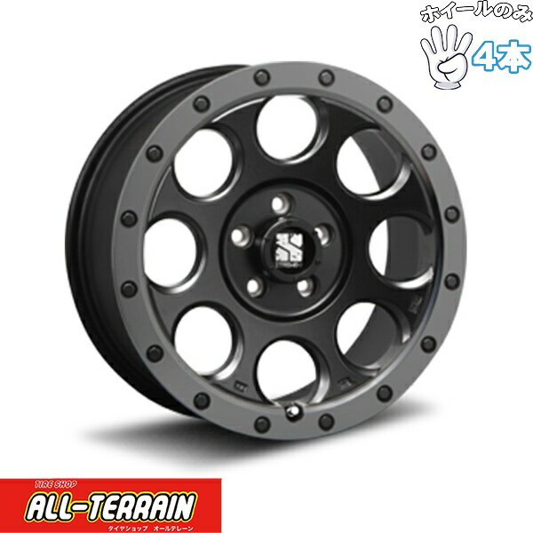 新品 アルミホイール 4本セット 18インチ | エムエルジェイ (MLJ) エクストリームJ XJ03 フラットブラックスモーク 8J +40 5穴114.3