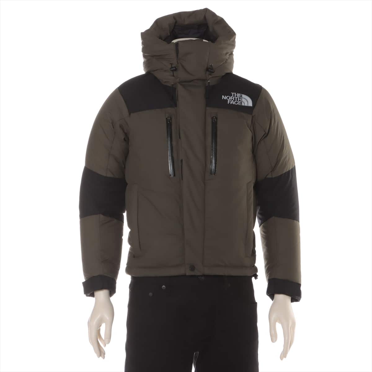 【中古】ノースフェイス ナイロン ダウンジャケット XXS メンズ カーキ ND91950 BALTRO LIGHT JACKET