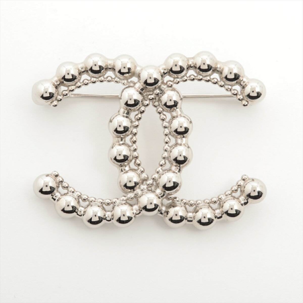 【中古】シャネル ココマーク L22C ブローチ GP シルバーのサムネイル