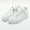 【中古】ヴィトン×ナイキ NIKE AIR FORCE 1 22年 レザー スニーカー 8 メンズ ホワイト LD0292 替えヒモ有