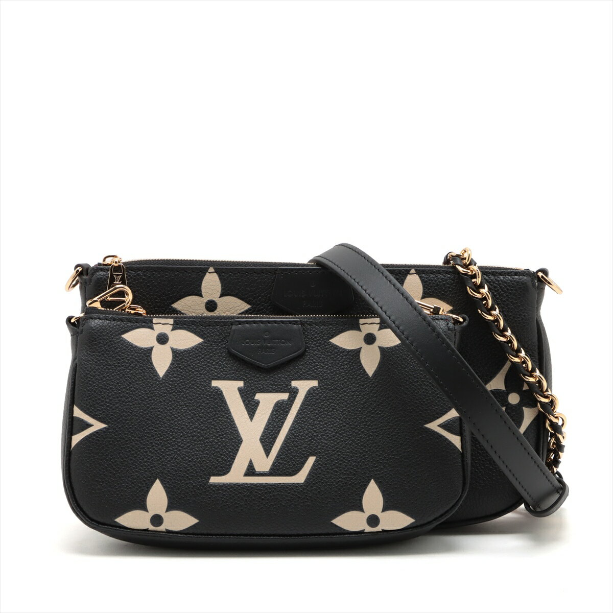 【中古】ヴィトン モノグラム アンプラント ミュルティポシェットアクセソワール M45777 RFID反応ありのサムネイル