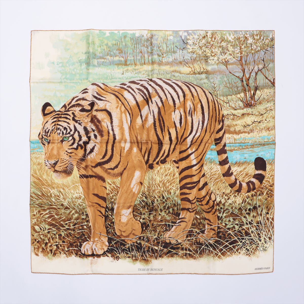 楽天市場】エルメス HERMES カレ90 スカーフ シルク TYGER TYGER
