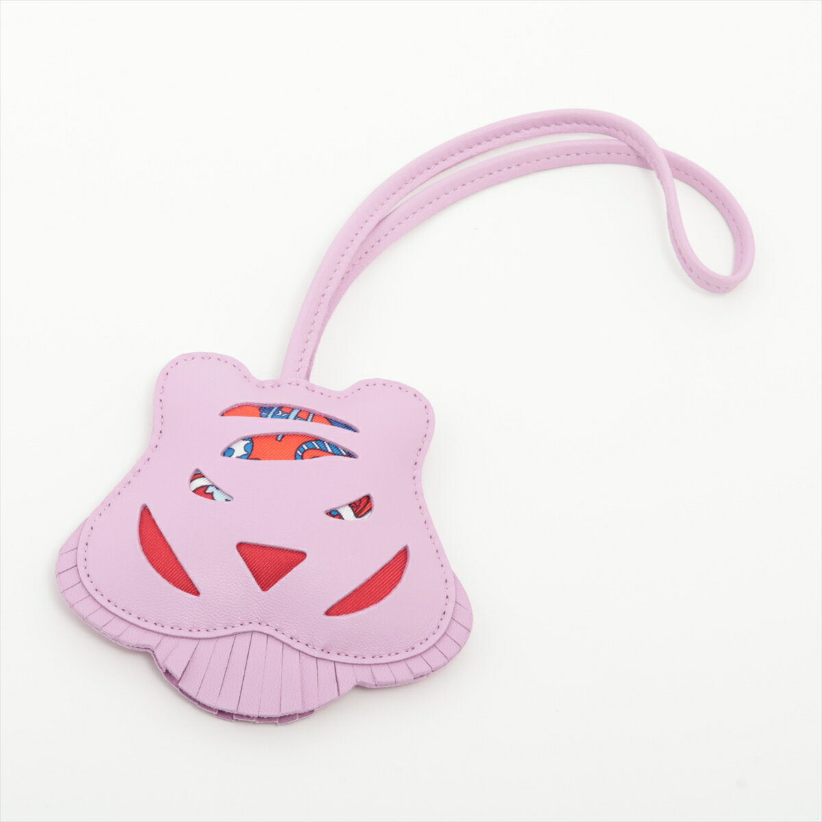 【中古】エルメス プティアッシュ チャーム アニョーミロ パープル トラのサムネイル