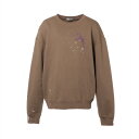 【中古】ディオール×トラヴィススコット 22AW コットン×ポリエステル スウェット L メンズ ブラウン 283J679A0531 ペイント加工 カクタスジャ...