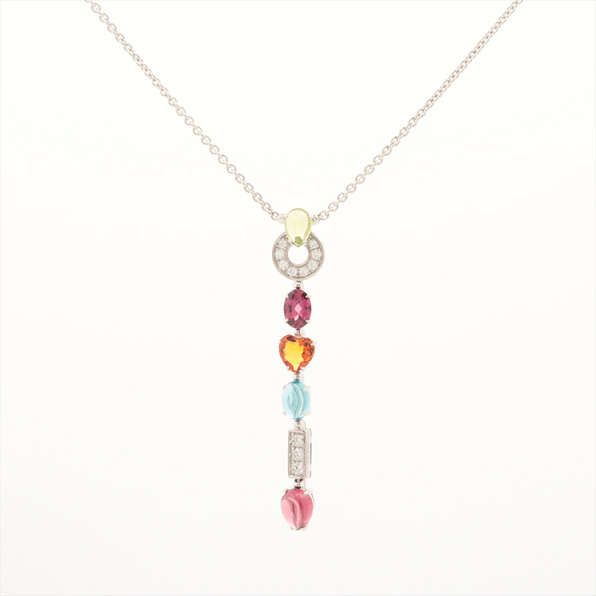 BVLGARI】ブルガリ『K18YG アレグラ ネックレス マルチカラー