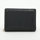 【中古】ヴィトン モノグラムアンプラント ポルトフォイユクレア M80151 ノワール コンパクトウォレット RFID反応有