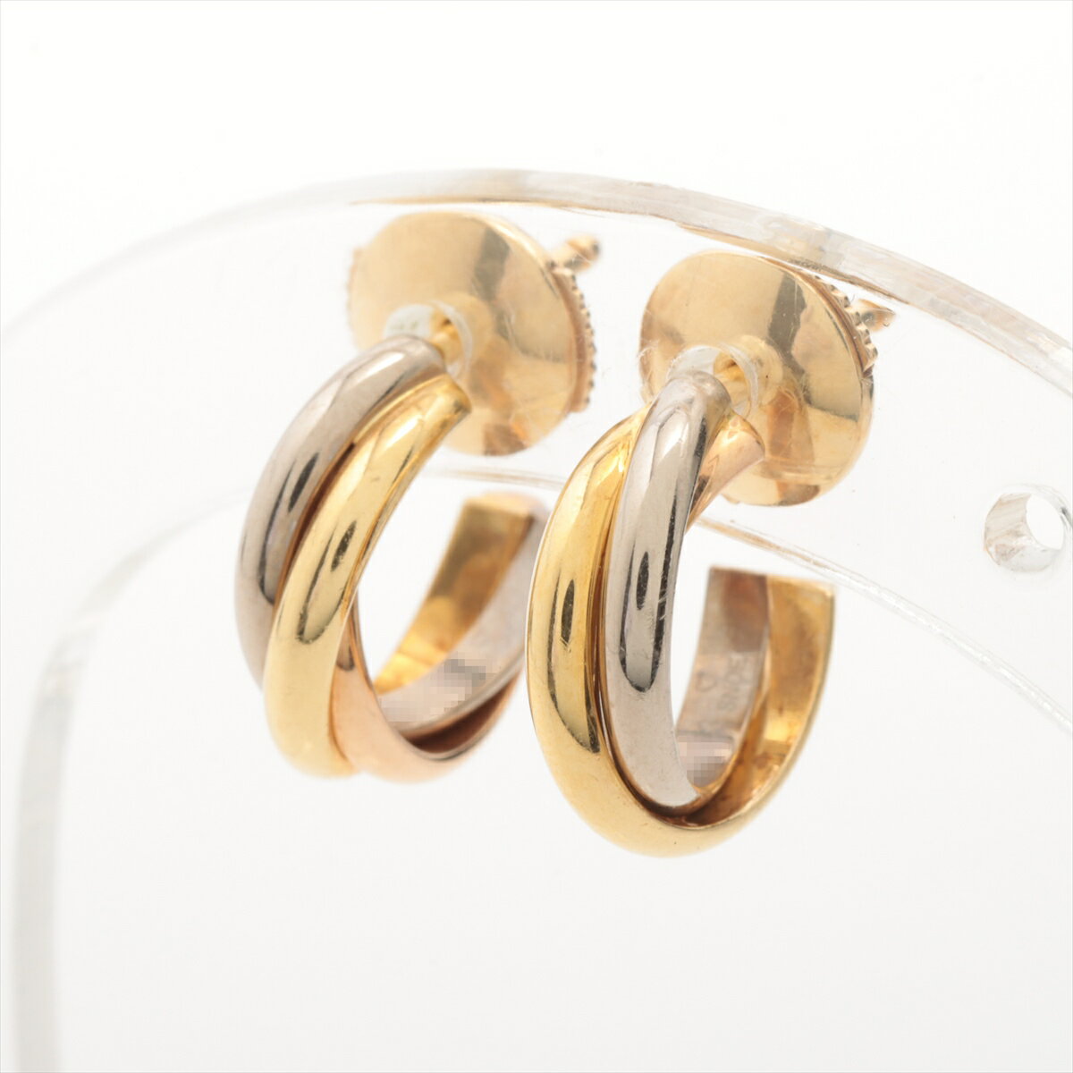 【中古】カルティエ トリニティ ピアス 750(YG×PG×WG) 4.4g B8017100のサムネイル