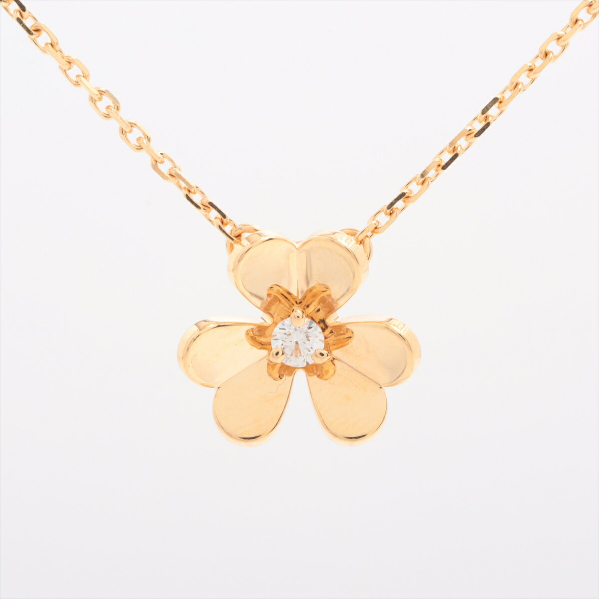 【中古】ヴァンクリーフ&アーペル フリヴォル ミニ ダイヤ ネックレス 750(YG) 3.1g VCARPOJ100のサムネイル