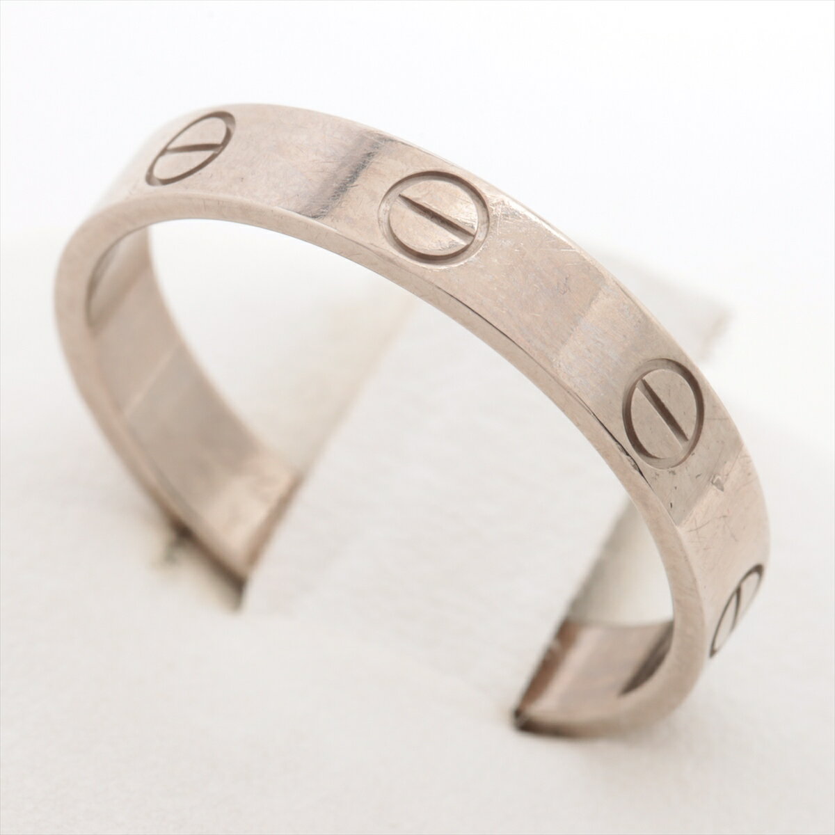 【中古】カルティエ ミニラブ リング 750(WG) 3.8g 58