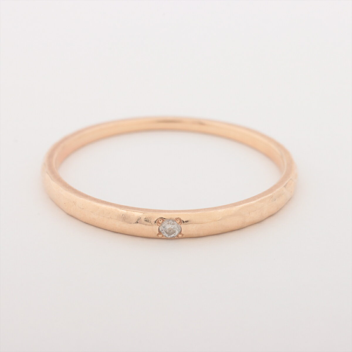 【中古】エテ ダイヤ リング K10(YG) 0.9g 0.01