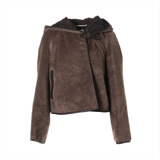 【中古】エルメス 24AW アルパカ×ウール ダッフルコート 38 レディース ブラウン 4H0198DE 【中古】エルメス 24AW アルパカ×ウール ダッフルコート 38 レディース ブラウン 4H0198DE