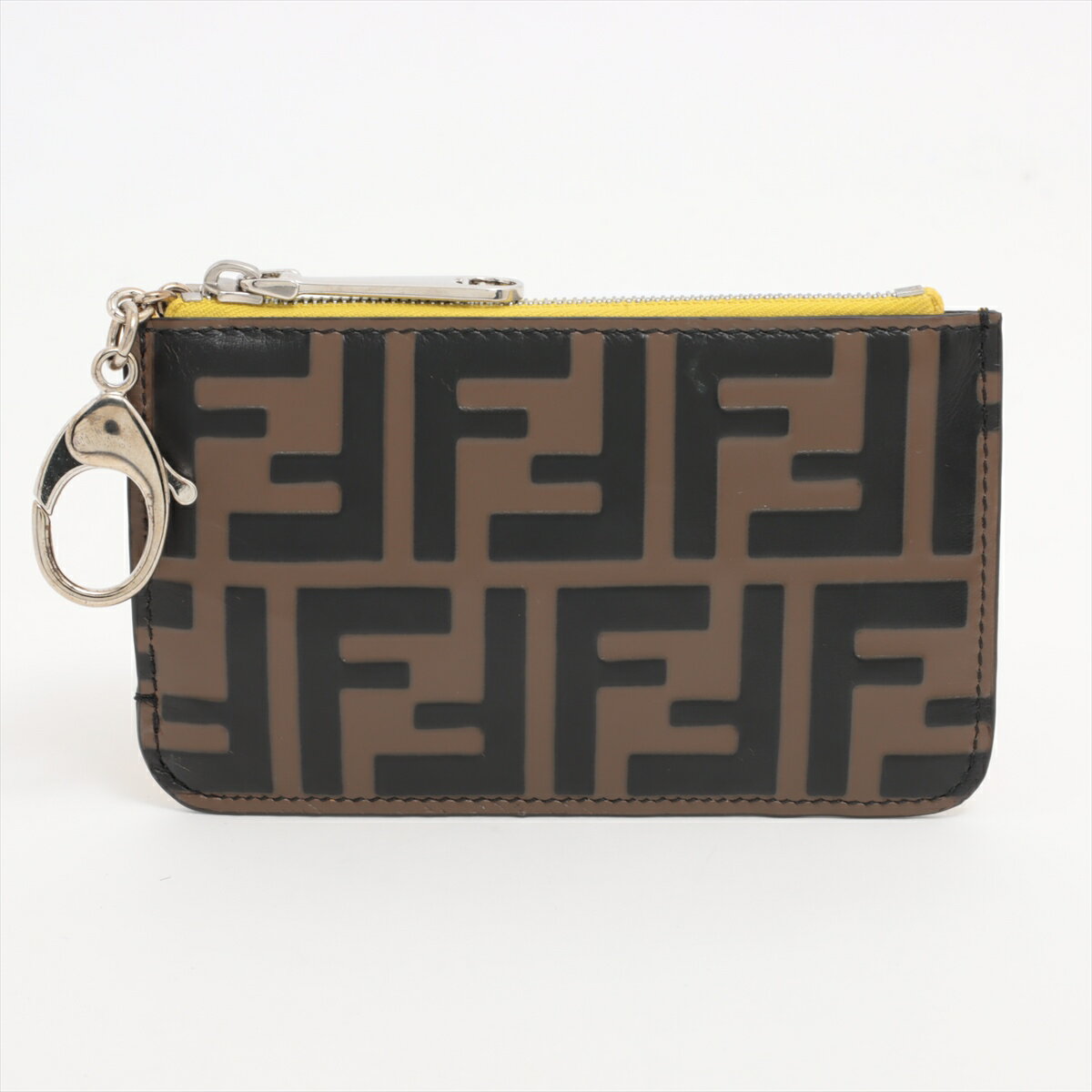 FENDI - FENDI コインケース ハート ズッカ柄 ブラウン マルチ