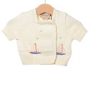 【中古】グッチ チルドレンズ コットン×ウール カットソー 6/9 キッズ アイボリー 722751(4)