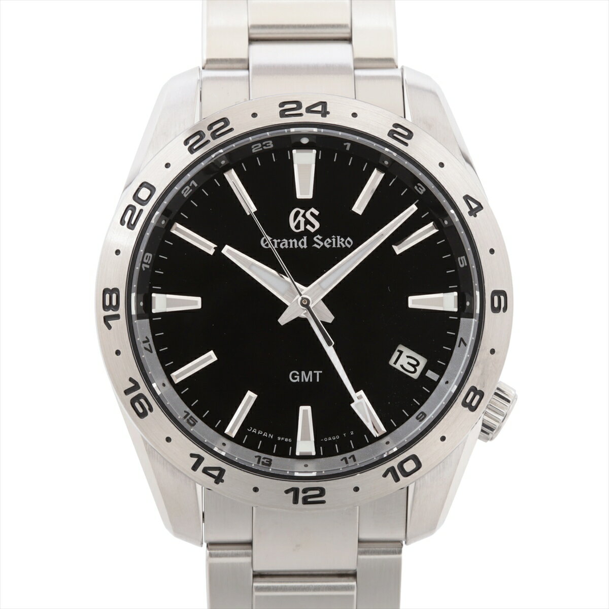 【中古】グランドセイコー スポーツコレクション GMT SBGN027 SS QZ 黒文字盤