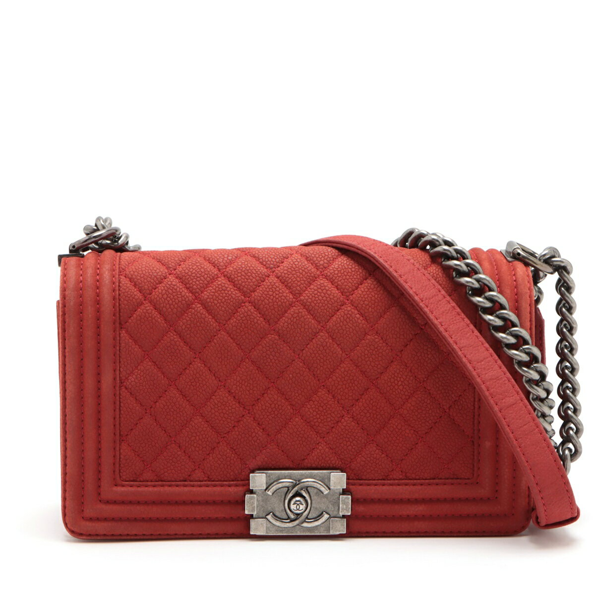 CHANEL シャネル ボーイシャネル ショルダーバッグ キャビア