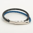 【中古】ヴィトン M1069 ブレスレット モノグラム ダブル スピン BC2283 ブレスレット PVC×レザー×メタル ブルー