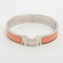 【中古】エルメス Hバングル クリックH バングル GP ピンク