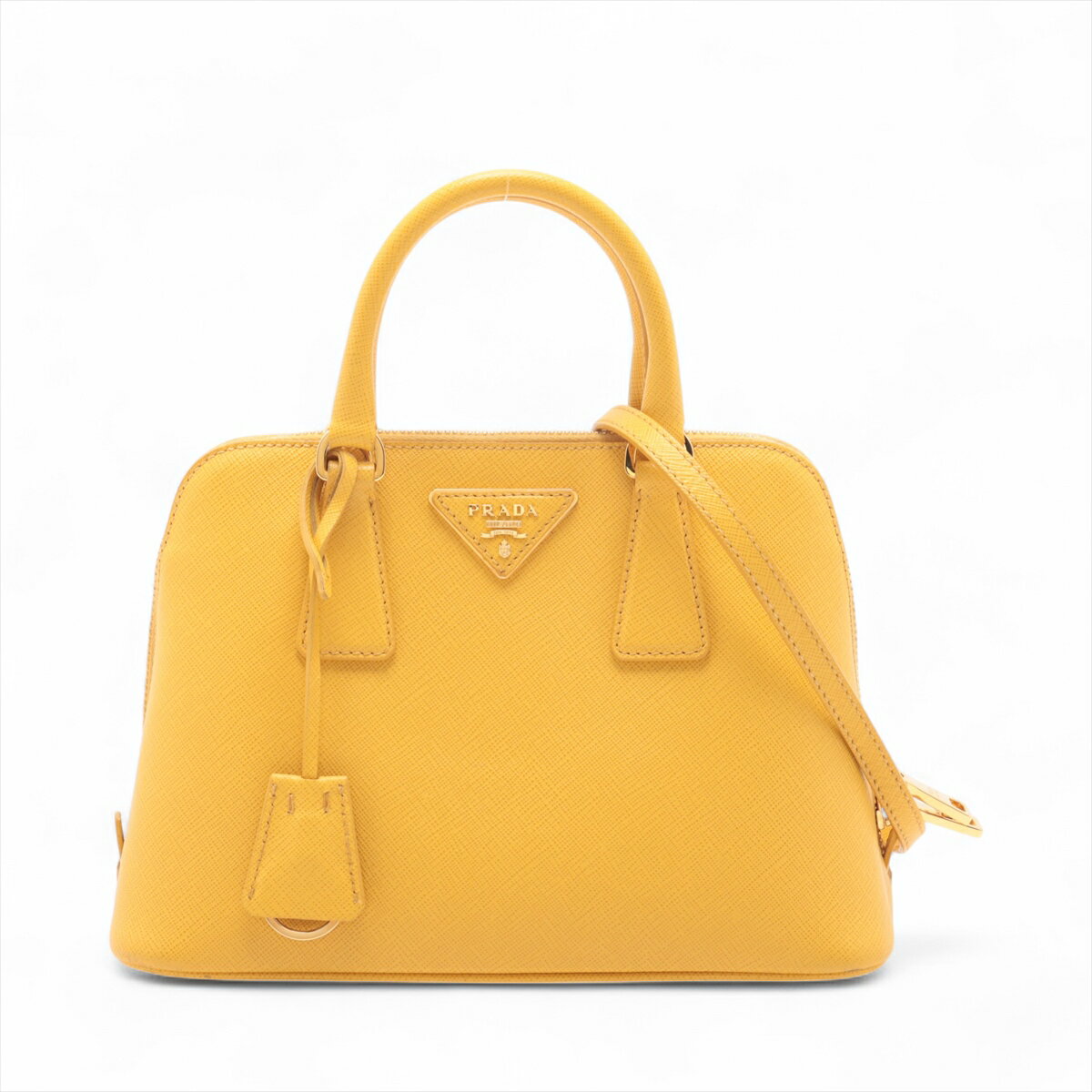 PRADA - PRADA ハンドバッグ イエロー ナイロン【472