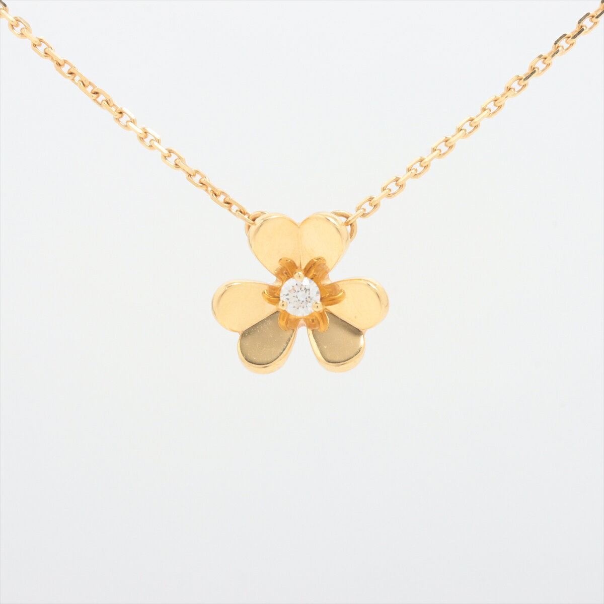 【中古】ヴァンクリーフ&アーペル フリヴォル ミニ ダイヤ ネックレス 750(YG) 3.3g VCARPOJ100のサムネイル