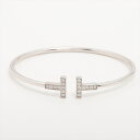 【中古】ティファニー Tワイヤー ダイヤ ブレスレット 750(WG)...(4)