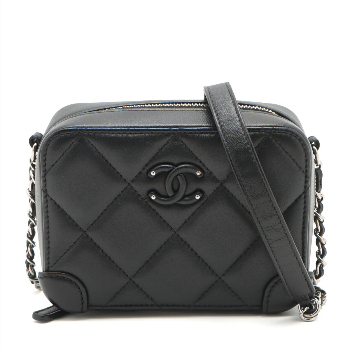 楽天市場】chanel シャネル マトラッセ ラムスキン チェーン