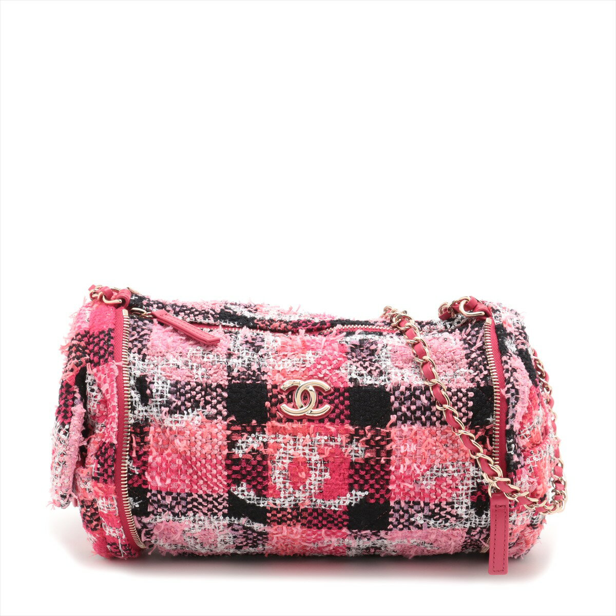 CHANEL ピンク チェック柄 マザーズバッグ値下げしました！