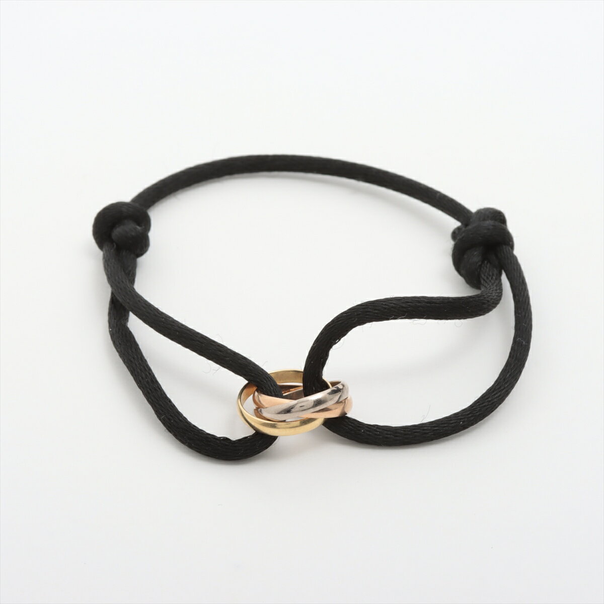 【中古】カルティエ トリニティ コードブレスレット 750(YG×PG×WG) 総3.0gのサムネイル