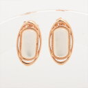 【中古】アガット シェル ピアス K10(YG) 1.0g(4)