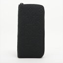 【中古】ヴィトン トリヨン ジッピーウォレットヴェルティカル M69047 ノワール ラウンドジップウォレット RFID反応有
