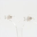 【中古】グラフ ダイヤ ピアス 750(WG) 2.0g 0.71 F VVS2 エメラルド NONE キャッチブランド刻印なし 0.70 E VS2 エメラル...