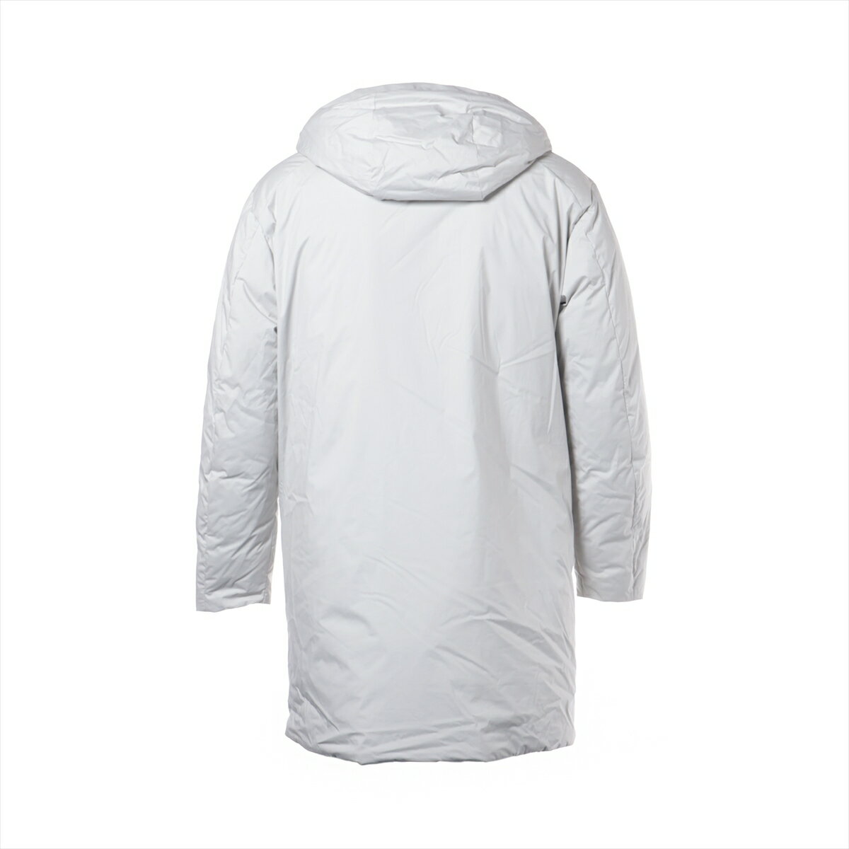 【中古】モンクレール ABERDEN 23年 ポリエステル×ナイロン ダウンジャケット 1 メンズ グレー I20911C00011