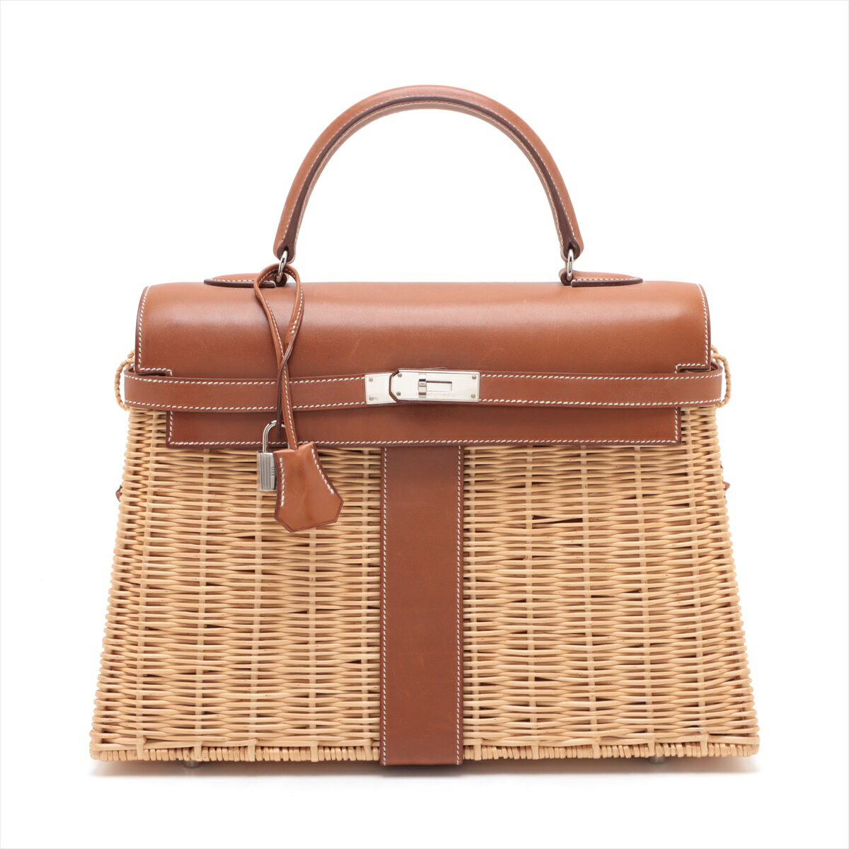 【中古】エルメス ケリーピクニック バレニア フォーブ シルバー金具 □P:2012年のサムネイル