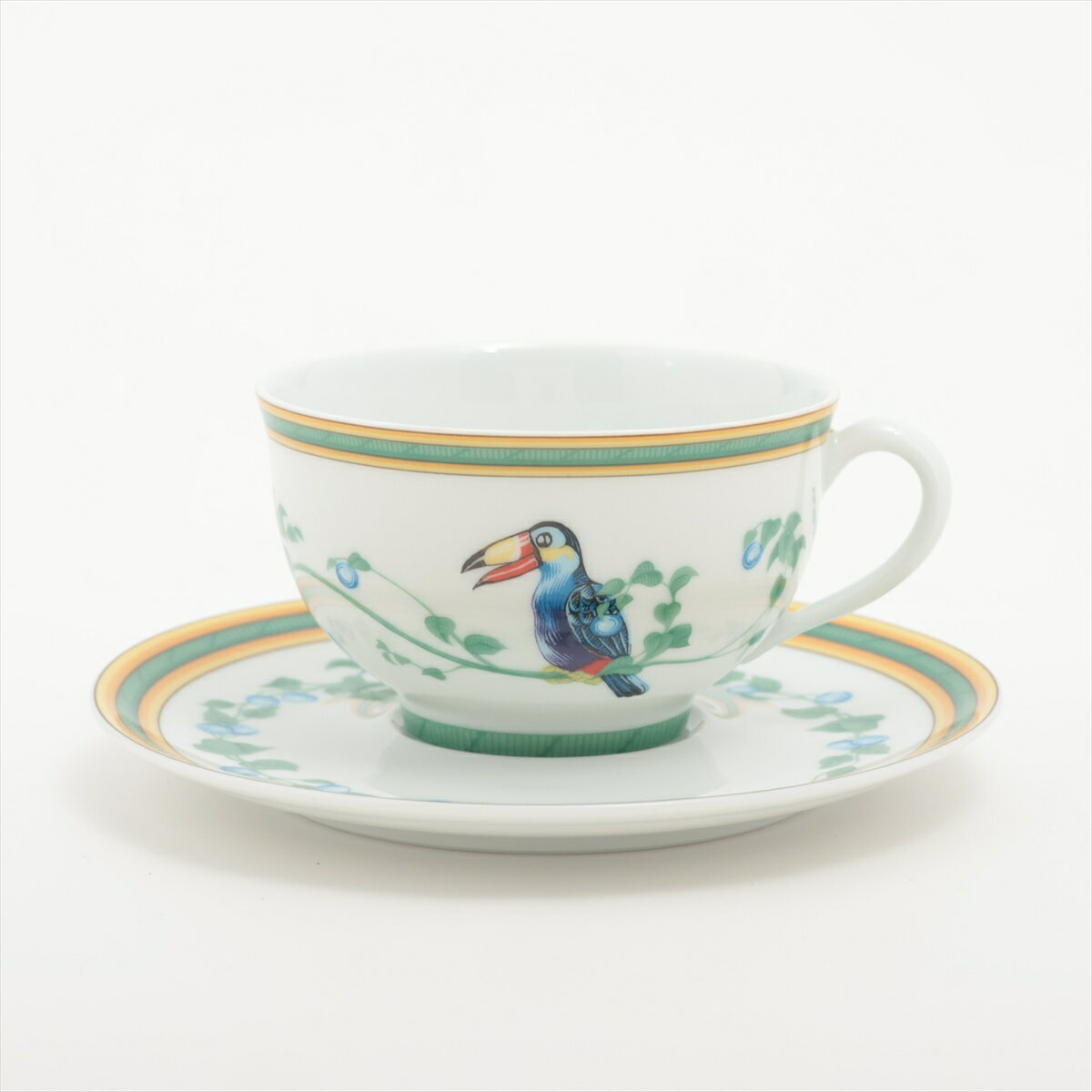 【中古】エルメス トゥカン カップ&ソーサー 陶器