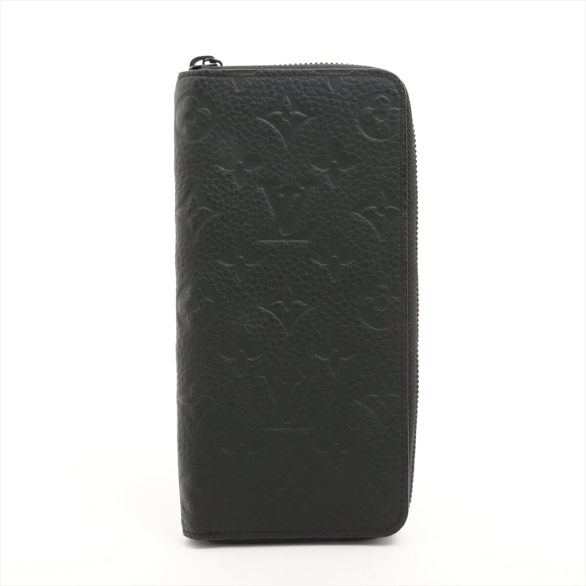 【中古】ヴィトン モノグラムトリヨン ジッピーウォレットヴェルティカル M69047 ノワール ラウンドジップウォレット RFID反応有