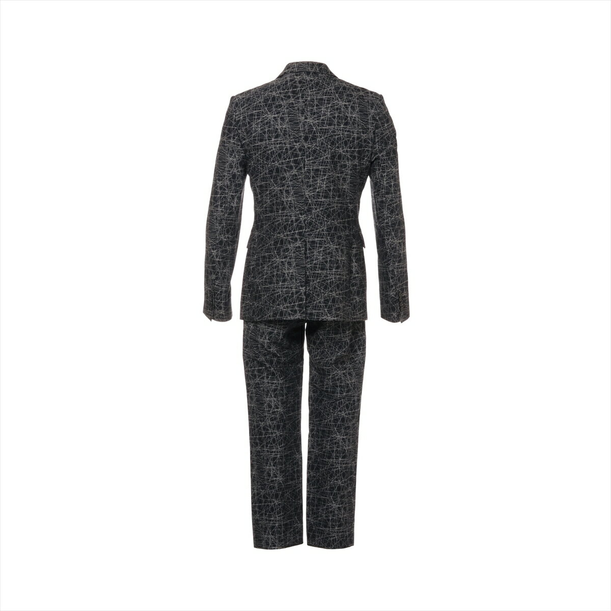 【中古】ディオールオム コットン セットアップ 46 メンズ ブラック 763C269A3930/433C107A3930