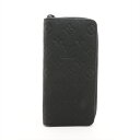 【中古】ヴィトン モノグラムトリヨン ジッピーウォレットヴェルティカル M69047 ノワール ラウンドジップウォレット RFID反応有