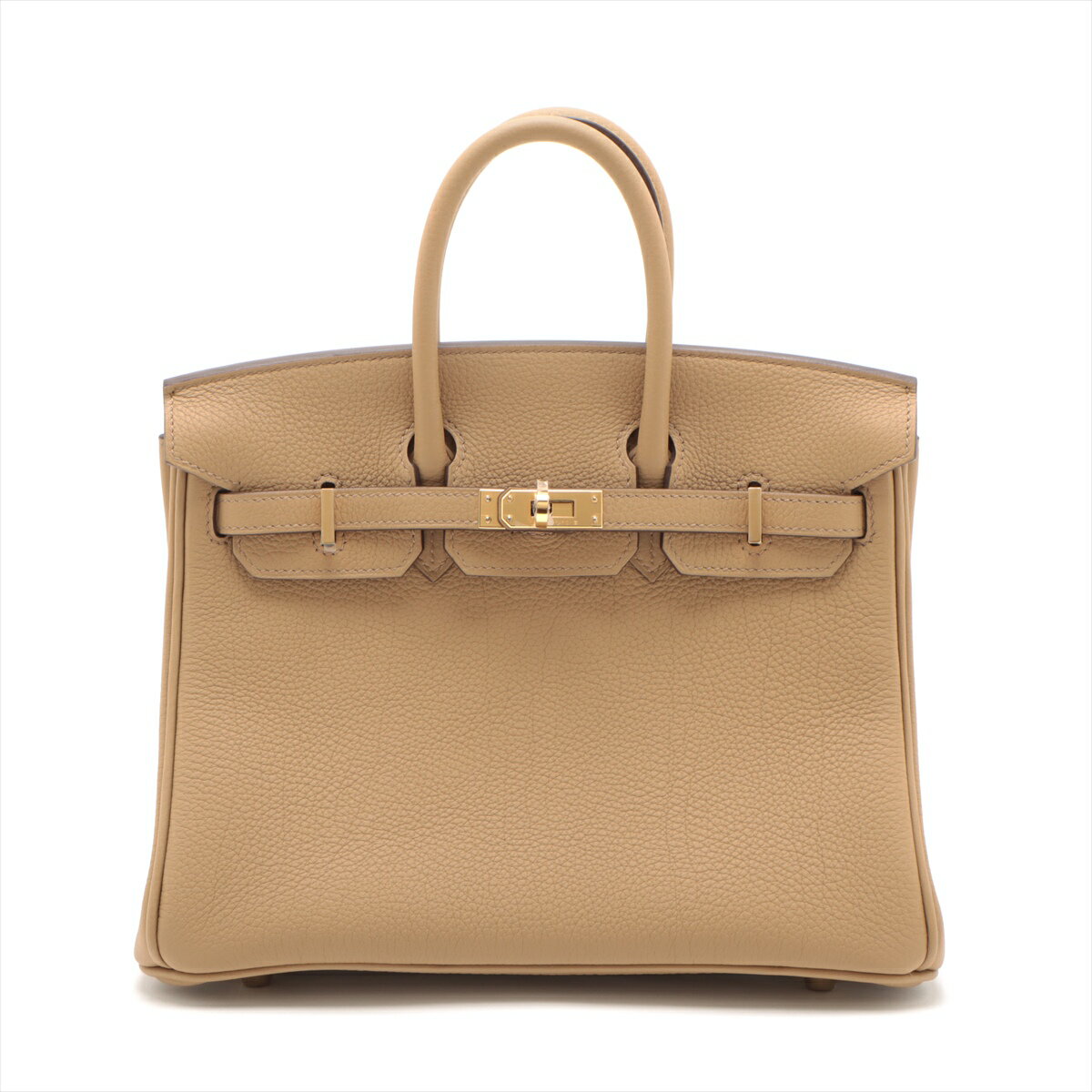 【中古】エルメス バーキン25 トゴ ビスキュイ ゴールド金具 W:2024年のサムネイル