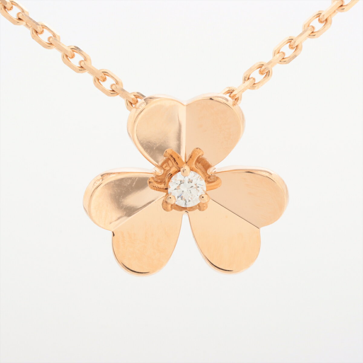 【中古】ヴァンクリーフ&アーペル フリヴォル スモール ダイヤ ネックレス 750(PG) 6.6g VCARPFBM00のサムネイル