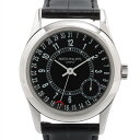 【中古】パテックフィリップ カラトラバ オフィサー 6000G-001 WG 革×WG AT 黒文字盤