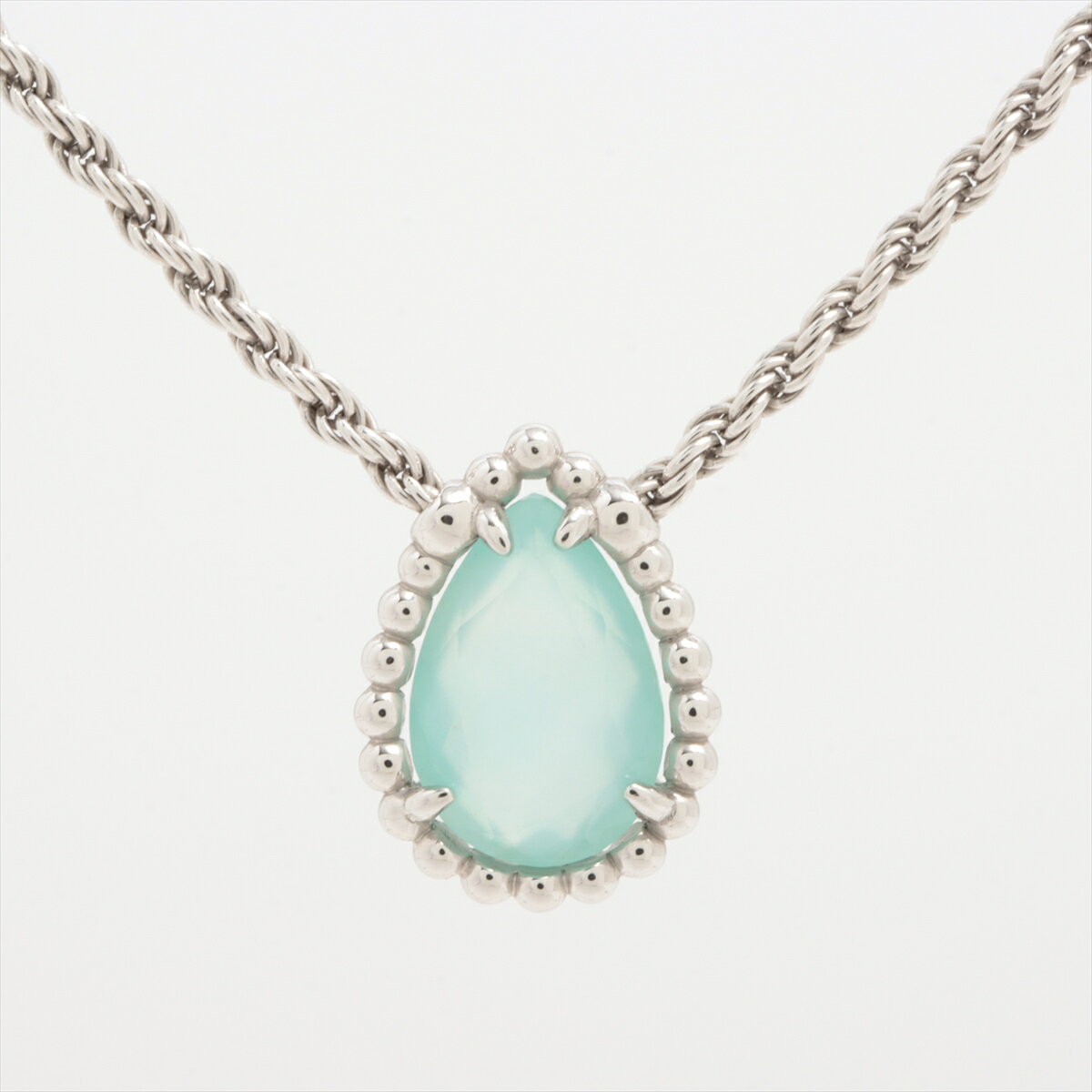 【中古】ブシュロン セルパンボエム アクアプレーズ ダイヤ ネックレス 750(WG) 4.4gのサムネイル