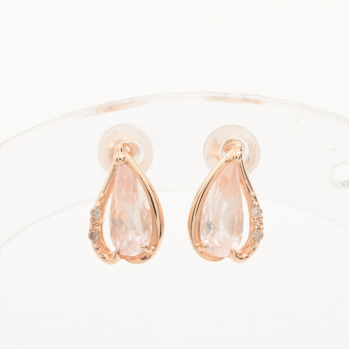 【中古】 4℃ローズクォーツダイヤ...