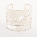 【中古】エルメス カレーシュGM バングル SH 925 58.1g シルバー