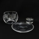 【中古】エルメス キャンドルホルダー クリスタル クリア