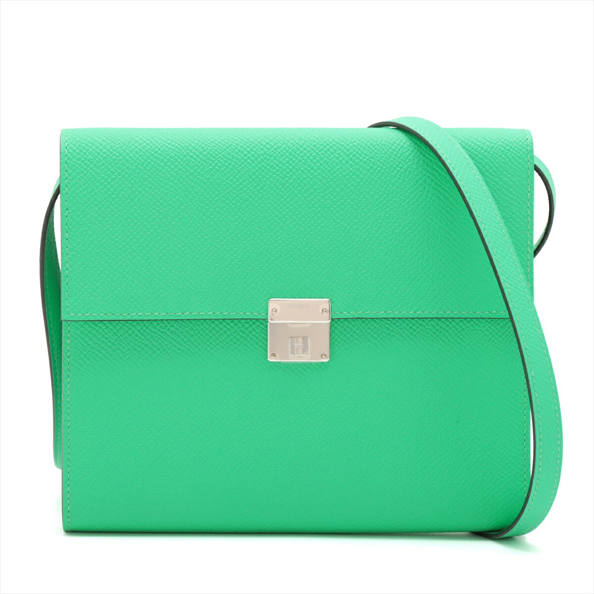 【中古】エルメス クリック16 ヴォーエプソン ヴェールコミック シルバー金具 W:2024年